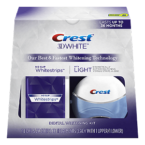Crest 3D White Whitestrips with Light Teeth Whitening Kit